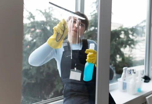 Nettoyage de vitres intérieures et extérieures à la Motte-Saint-Jean
